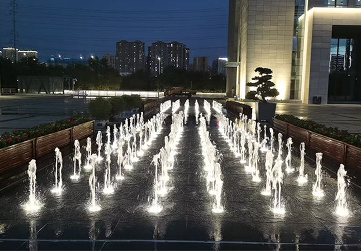 西安高新 广场水景喷泉景观项目