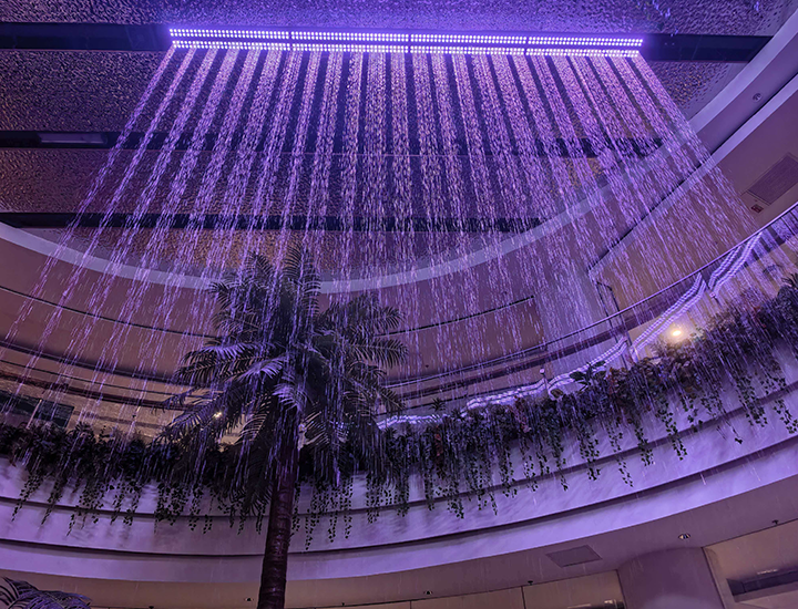 西安 华清广场 数码水帘项目